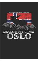 Wikstroem - Notes: Norwegen - Kingdom of Norway Oslo used look - Notizbuch 15,24 x 22,86 Punkgitter