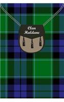 Clan Haldane Tartan Journal/Notebook