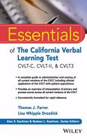 Essentials of the California Verbal Learning Test: Cvlt-C, Cvlt-2, & Cvlt3