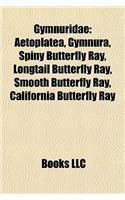 Gymnuridae: Aetoplatea, Gymnura, Spiny Butterfly Ray, Longtail Butterfly Ray, Smooth Butterfly Ray, California Butterfly Ray