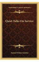 Quiet Talks On Service: (English)