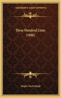 Three Hundred Lines (1896): (English)