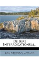 de Iure Interrogationum...