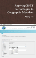 Applying XSLT Technologies to Geographic Metadata