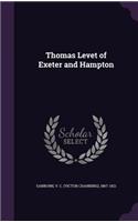 Thomas Levet of Exeter and Hampton