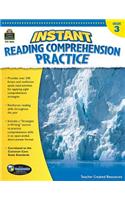 Instant Reading Comprehension Practice Grade 3