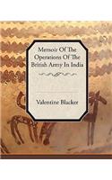 Memoir of the Operations of the British Army in India
