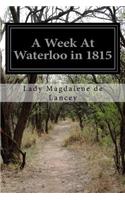 Week At Waterloo in 1815