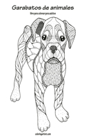 Garabatos de animales libro para colorear para adultos 1