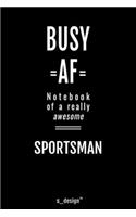 Notebook for Sportsmen / Sportsman