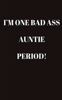 Auntie Appreciation Gift, 120 Page Journal, Christmas Gift For Auntie Journal