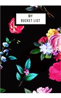 My Bucket List: Journal for creative ideas