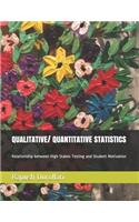 QUALITATIVE/ QUANTITATIVE STATISTICS Relationship between High Stakes Testing and Student Motivation
