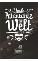 Beste Patentante der Welt I Taschenkalender & Terminplaner 2020