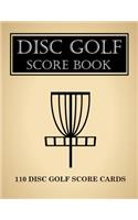 Disc Golf Score Book