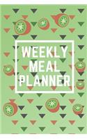 Meal Planner Pad 6x9 Inch Notepad for Organized Weekly & Daily Planning (100 Pages 52 Weeks)