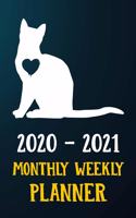 2020 2021 Monthly Weekly Planner