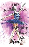 A Day Without Dance Is Like...Just Kidding I Have No Idea