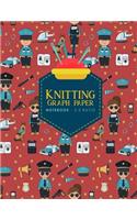 Knitting Graph Paper Notebook - 2: 3 Ratio: Knitters Graph Paper Journal, Knitting Design Graph Paper, Blank Knitting Patterns Book, Cute Police Cover(71 Knitting Graph Paper Notebooks)