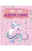 2018-2019 Academic Planner: Daily Weekly Monthly School Calendar Homework Organizer Notebook V1