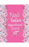 Nail Salon Appointment Book 2019