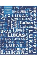 Lukas Composition Notebook Wide Ruled