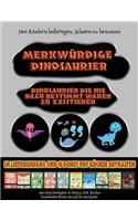 Den Kindern beibringen, Scheren zu benutzen: Merkwürdige Dinosaurier - Ausschneiden und Einfügen(62 Den Kindern Beibringen, Scheren Zu Benutzen)