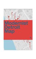 Modernist Detroit Map