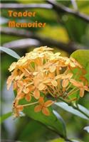 Tender Memories: Journal diary notebook paperback Flowers series