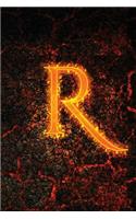 Monogram "R" Notebook