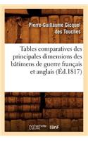 Tables Comparatives Des Principales Dimensions Des Bâtimens de Guerre Français Et Anglais (Éd.1817): (Histoire)
