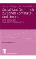 Sozialstaat Österreich Zwischen Kontinuität Und Umbau