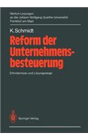 Reform Der Unternehmensbesteuerung