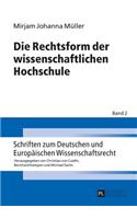 Die Rechtsform Der Wissenschaftlichen Hochschule