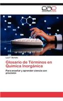 Glosario de Terminos En Quimica Inorganica