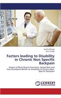 Factors Leading to Disability in Chronic Non Specific Backpain