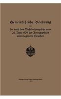 Gemeinfaßliche Belehrung über die nach dem Viehseuchengesetze vom 26. Juni 1909 der Anzeigepflicht unterliegenden Seuchen