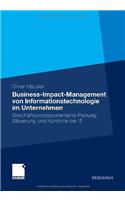 Business-Impact-Management Von Informationstechnologie Im Unternehmen
