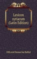 Lexicon syriacum (Latin Edition)