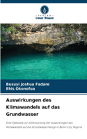 Auswirkungen des Klimawandels auf das Grundwasser