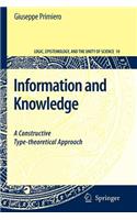 Information and Knowledge