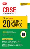 MTG CBSE ScoreMore 20 Sample Papers Class 10 Science, Mathematics Standard, English Language & Literature and Social Science Books For 2023 Board Exam (Based on Latest CBSE Sample Paper Released on 16th Sep)