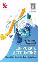 Corporate Accounting B.Com(Hons.) Semester-III Odisha University (2021-22) Examination