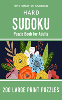 Hard Sudoku Puzzle Book for Adults