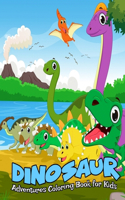 Dinosaur Adventures Coloring Book