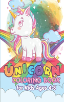 Unicorn Coloring Book for Kids Ages 4-8