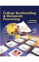 Gregg College Keyboarding and Document Processing: Bk.1(English)