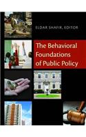 Behavioral Foundations of Public Policy