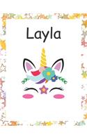 Layla: (Smiling Unicorn)