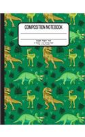 Composition Notebook Graph Paper 4x4 55 Sheets / 110 Writing Pages 7.44 x 9.69 Inches